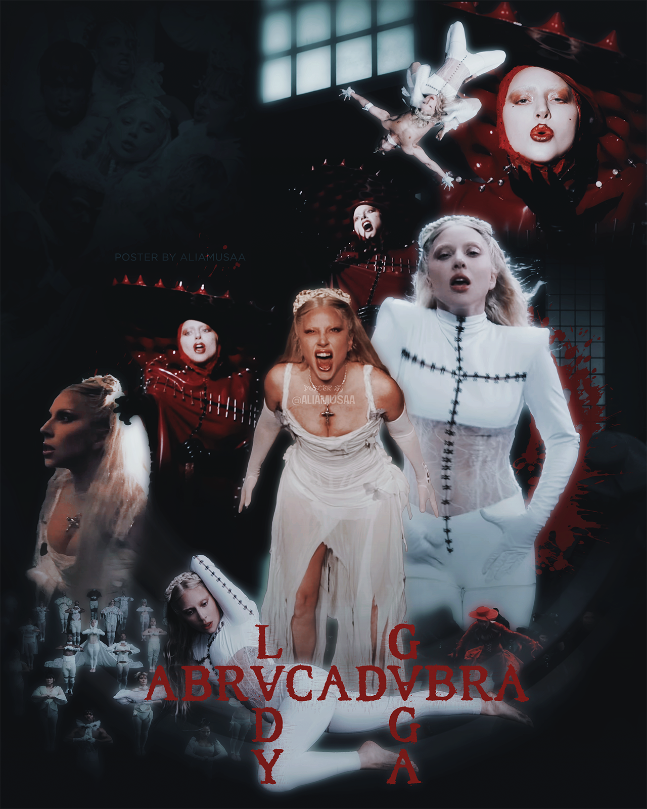 lady gaga - abracadabra - poster
