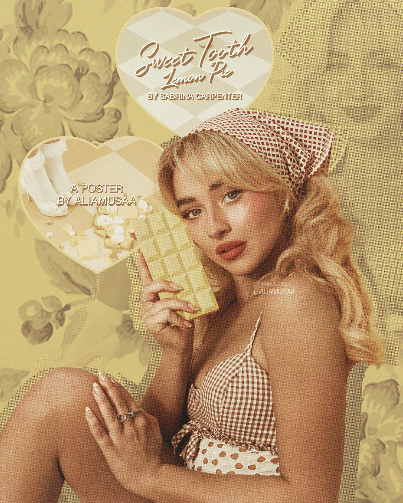 sabrina carpenter - sweet tooth lemon pie - poster