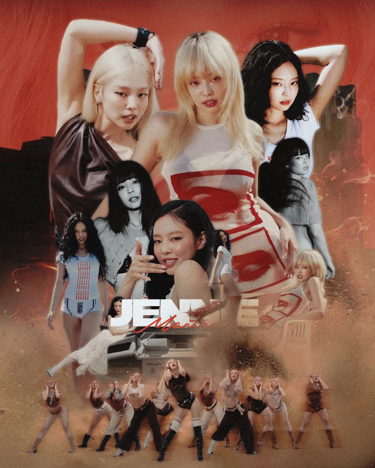 jennie - mantra - poster