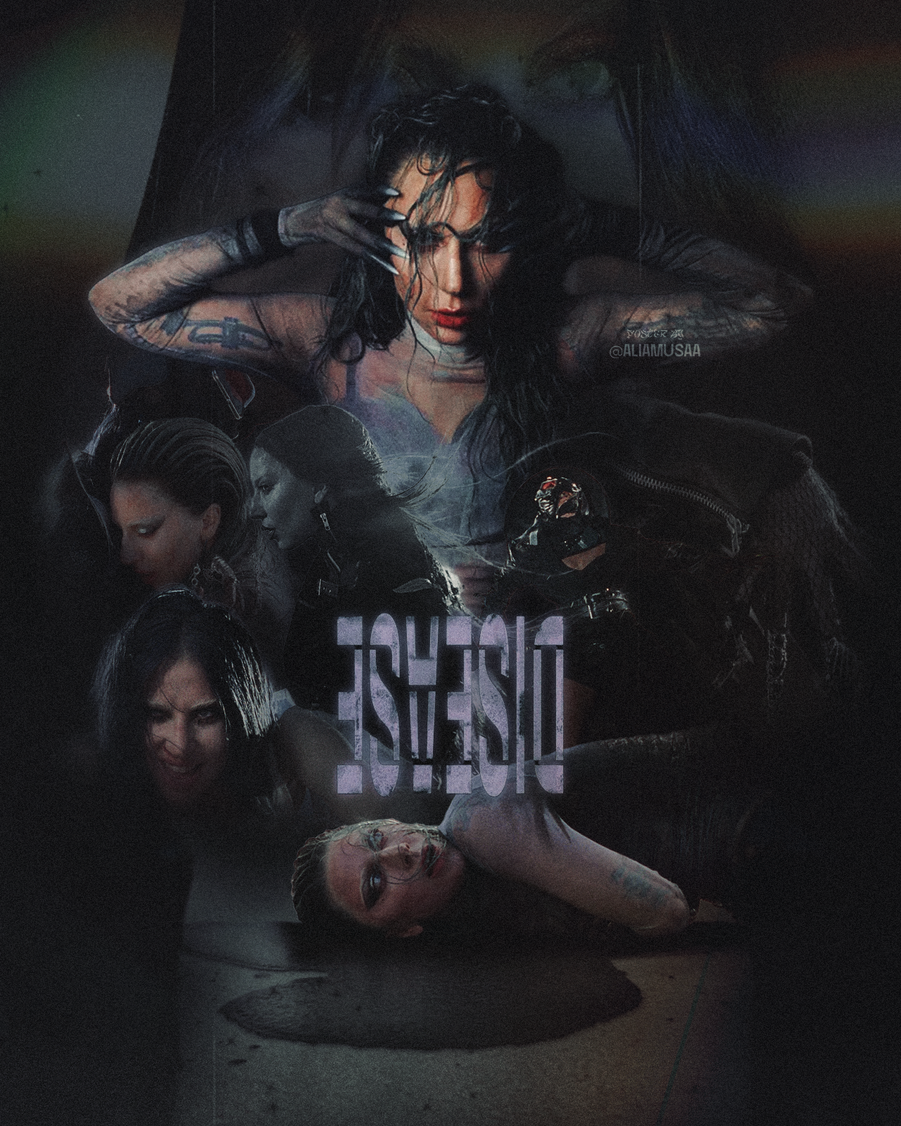 lady gaga - disease - poster